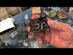 Johnson 9.9 water pump replacement 1987