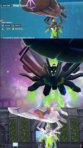 First Look✨️Mega Zygarde Evolution in Pokemon Legends ZA