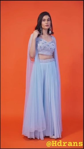 Long Crop Top Dresses 💃 Trendy Stylish Look 2026 #shorts #fashionp