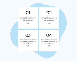 Beautiful numbered list - CSS Template by Nicepage