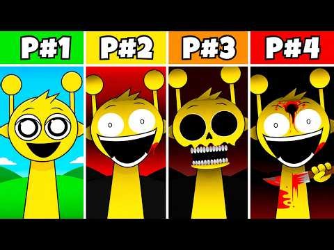 Incredibox Sprunki but ONLY [SIMON, FUNBOT, VINERIA and SUPER BLAK] in ALL Different Phases