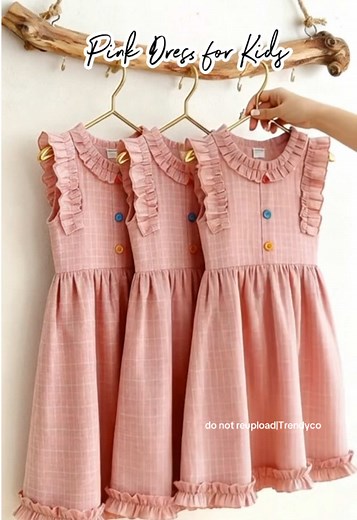 Stylish Pink Dresses for Kids