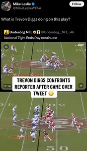 1.3M views · 4.2K reactions | Cowboys CB Diggs crashed out on media member following the 49ERS loss.... | Heads UP MEDIA | Facebook