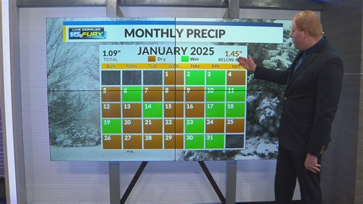January 2025 weather in review