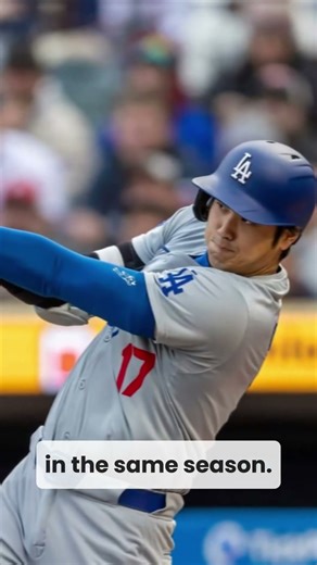 Two Players. One Century Apart. Same Legendary Feat #baseball #mlb #shoheiohtani