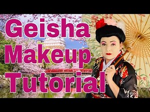 Geisha, Easy costume idea and make up tutorial. This is Cal O' Ween!