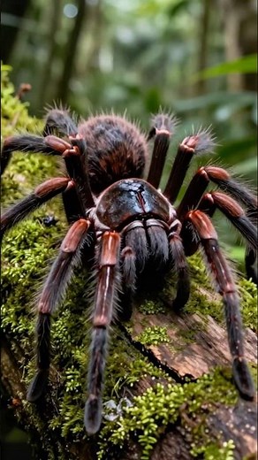 This Giant Spider Can HISS at Humans… 😳🕷️
