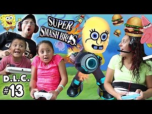 SPONGEBOB vs. KRABBY PATTY! Super Smash Bros DLC #3 FINALE (FGTEEV Dorky Little Characters) SSB #13
