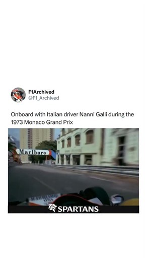 @f1archived on Instagram: "At the 1973 Monaco Grand Prix, Italian driver Nanni Galli made his final Formula One appearance, driving for Frank Williams Racing Cars in the Iso–Marlboro IR chassis. Monaco’s narrow streets and unforgiving barriers made it one of the most challenging circuits on the calendar, testing precision and concentration over outright speed. For Galli, it marked the end of a brief yet notable F1 career that spanned stints with Ferrari, Tecno, and Williams, during an era define