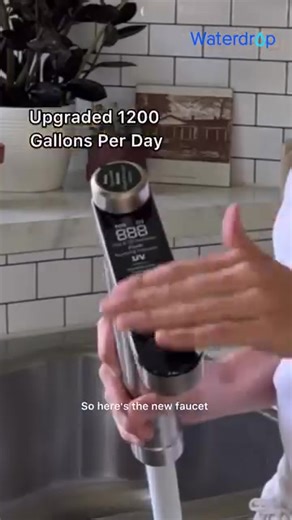 💸 Use discount code 'WDX12' at checkout to save $260 🚰 Delivers a fast 1200 GPD flow of purified water 🚫 11-stage RO filtration removes over 1000 contaminants 💪 Infuses water with minerals and adjusts pH to an optimal 7.5 😎 Space-saving with a digital faucet to display water quality & usage 💚 3:1 pure-to-drain ratio minimizes waste plus a 24-month filter | Waterdrop Filter