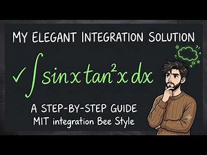 Trigonometric Substitution - The Elegant 4-Step Solution| Smooth Integrals