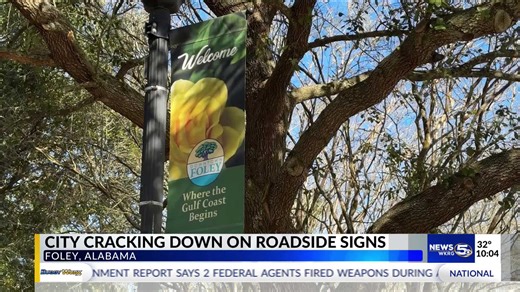 Foley cracks down on roadside signs