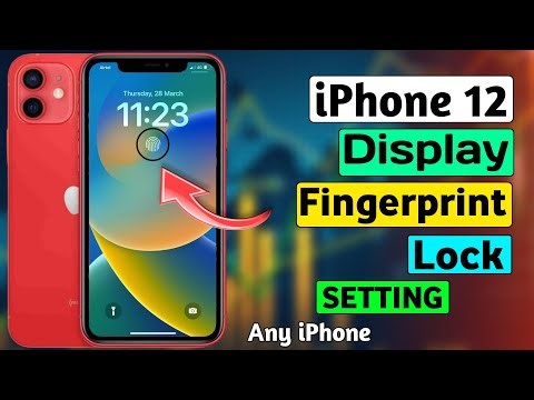 iPhone 12 Me Display Fingerprint Lock Kaise Lagaen