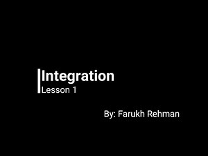 Integration Lesson 1 | O Level(Add Math) | A Level(Math)