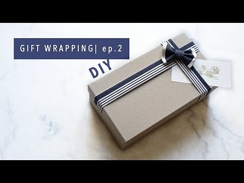 DIY elegant gift box | gift wrapping ep.2