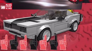 Mould King 27033 Speed Champion Classic Cars MOC Building Sets & Display Case, Creative Racing Car for Boys Age 14+, Cool Vehicles Model Toys Birthday Gifts for Adults/Teens, 390 PCS