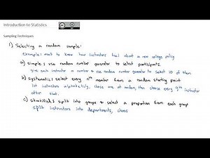 1 1 C Sampling Techniques