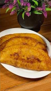 Ni en mill años imaginarias que con solo platanos tendras esta receta tan sabrosa #cocina #receta