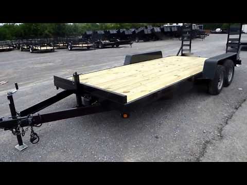 Equipment Trailer 18 ft. Dove Tail Dual Axle Hauler