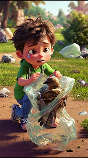 “Watch how one child transforms a polluted world into a paradise 🌳✨