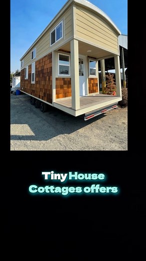 Tiny House Cottages ALWAYS @ Below Wholesale Pricing ! Over 18 Years as the #1 Park Model RV & Tiny House Builder on the U.S. We deliver to All anywhere in the U.S. just let us know your zip code! • No Building Permits required because they are considered vehicles with VIN #’s • Longer, Taller, Wider and More Windows than any other builder on West Coast! • Easy Hook Up of Utilities - Just Like an RV • Price includes new triple axle trailer – can have registration and license plate! • Spacious ba
