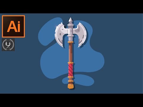 Adobe Illustrator CC Tutorial Flat Design - Game Assets Design