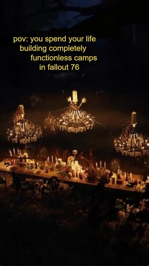 fallout 76 CAMP build: the forgotten feast 🥀
