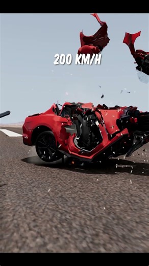 Mustang vs Steel Bollard at 30–400 km/h 😱 | The Final Impact Will Shock You
