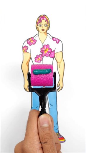 K-Pop Saja Boy Abby Character Acrylic Paint Art Portrait ✨ #kpopdemonhunter #sajaboys #trending