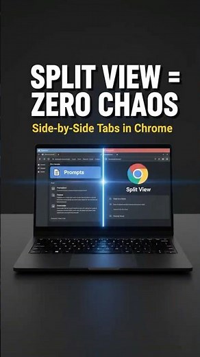 Chrome Split View: One Click, Double Tabs 🚀