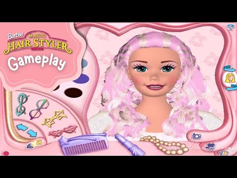 Barbie Magic Hair Styler PC Gameplay (1997)