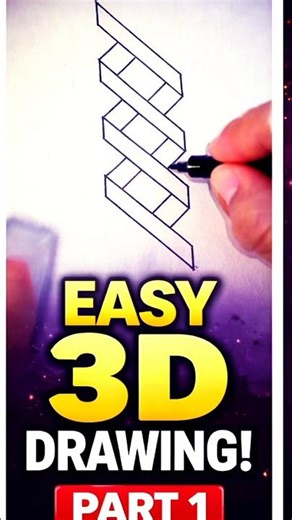 Swap 3D Drawing Trick P1 #shorts