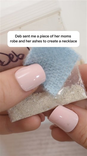 Creating a keepsake necklace for Deb🤍 Website: Petalsandkeepsakes Product: Large Oval Necklace #cremationjewelry #ashesjewelry #ashesnecklace #cremationnecklace #cremationring #ashesbracelet #Urnjewelry #Urnnecklace #petalsandkeepsakes #memorialjewelry #keepsakejewelry #cremationkeepsake #breastmilkjewelry #pregnancykeepsakes #lostlovedone #grief #grieving #keepsake #petloss #shirtjewelry #clothingkeepsake #somethingblue #somethingbluenecklace #weddingkeepsake | Petals and Keepsakes