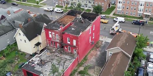 See it: Drone video shows aftermath of Buffalo's surprise tornado