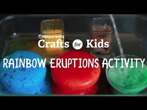 Rainbow Eruptions Activity | Crafts for Kids | PBS KIDS for Parents