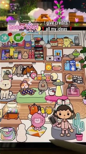 toca boca free house tour!😻💗#tocagohar #tocafreehousetour #aesthetic #tocaboca