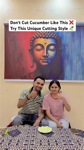 Unique Cucumber Cutting🥒#ashudishu_6717 #reels #shorts #couplegoal #cucumber #tricks #ideas #like
