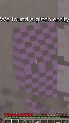 The broken script glitch entity #minecraft #minecrafthumor #analoghorror #horror