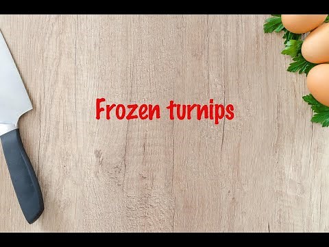 How to cook - Frozen turnips