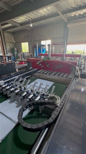 Courier Bag Making Machine with Automatic Bag Grabbing | Running Demonstration