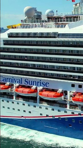 Carnival Sunrise Cruise Ship in Miami
