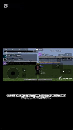 How to download freelook and how to set it according to yourself #minecraft