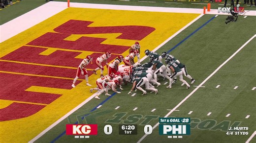 First TD of Super Bowl LIX! Philly's 'Tush Push' generates Hurts' score