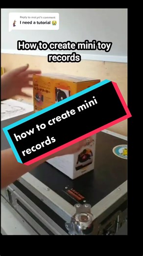 Replying to @moi.yci hope this very basic tutorial on how i create my own mini records helps. let me know if you have any questions. have fun! #Aussie #producer #dj #toyrecordmaker #toyrecordplayer #gakken #tutorial #learnhowto #howto #diy #diyguru #selftaught #musicengineer #soundengineer #lofihiphop #lofi #lofichill #asmr #diykit #buildityourself #buildit #melbourne #melbournedj #vinylcd #vinyldisc #vinylcollector #cdcollector #recordcollection #recordcollector #ilovevinyl #ilovemusic #experim