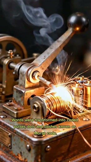 Before phones, this connected the world. #history #invention #telegraph #technology #shorts