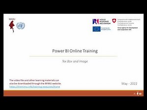 Power BI Ep 21 Text Box and Image