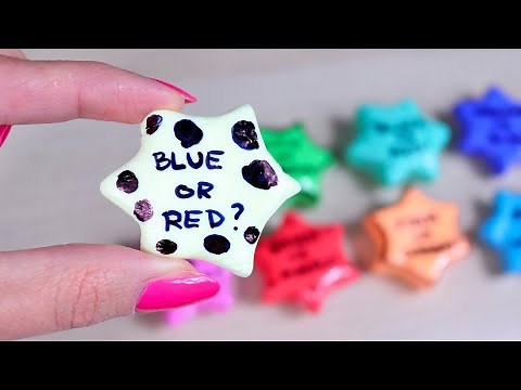 CLAY CRACKING ASMR - Guess The Color Inside! Clay popping