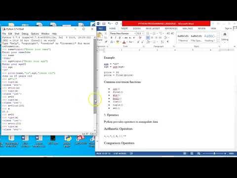 5 Data Handling in Python-Input Output statement and Type Conversion