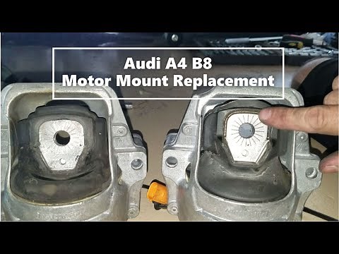 Audi A4 B8 Motor Mount Replacement A5 Q5 2009-2016