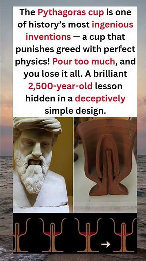 The Ancient Cup That Punishes Greed 🍷⚖️ | Pythagoras’ Genius Invention- Facts with Plank